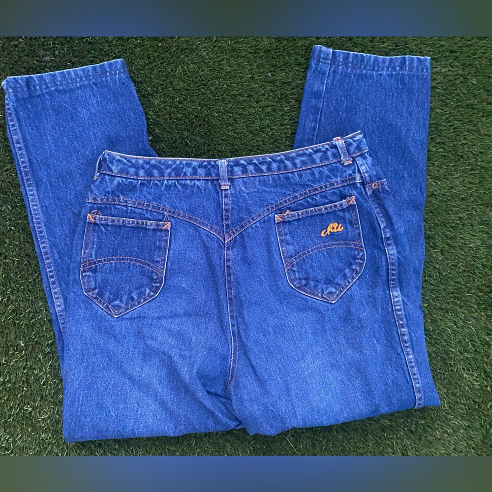 1980 VTG CHIC women’s straight leg blue jeans 👖 18